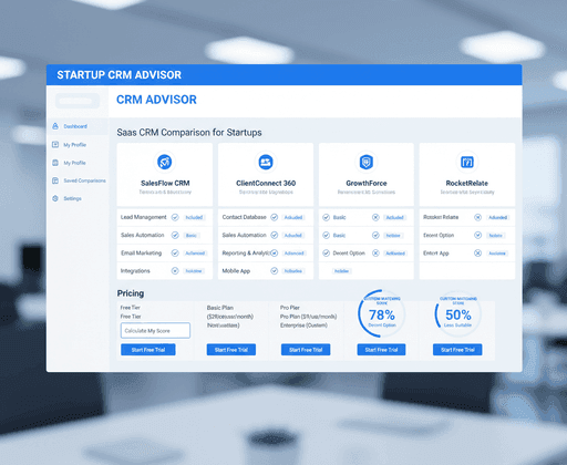 CRM tool evaluation matrix